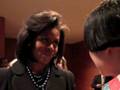 MICHELLE OBAMA - Drue and Bill meet with Mrs. Obama