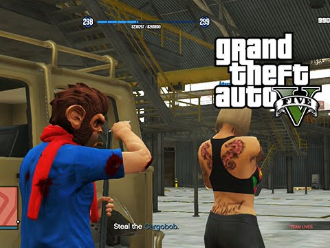 GTA 5 Online Mission: Base Invaders - Lone Survivor