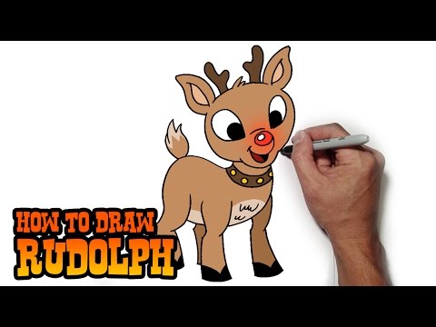 how to draw reindeer