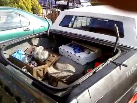 Cadillac Boot/trunk lid rust repair
