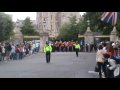 Windsor changing of the guards Scots guards band. {20-06-09}