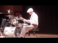 Rene Gonzalez takes drum solo with "LLego La Banda"