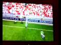 My first ever free kick on FIFA 09