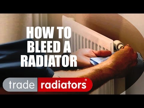 how to bleed hot water radiator