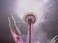 Space Needle Lights Up Sky Space Needle Lights Up Sky