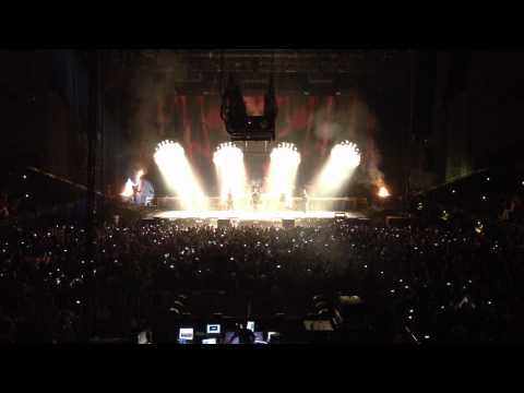 Letz - DJ Joe Letz performing Engel Rammstein opening performance and first concert's song Sonne at Baltimore's 1st Mariner Arena.
