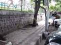 Footpaths have been urinated upon