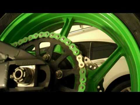 how to measure chain slack zx6r