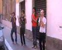carpacho rehearsing their dance moves in the street (part ii)
