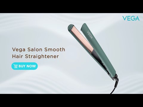 Vega Salon Smooth Hair Straightener for Women with Quick Heatup & Travel Friendly (VHSH-42) (549 g)