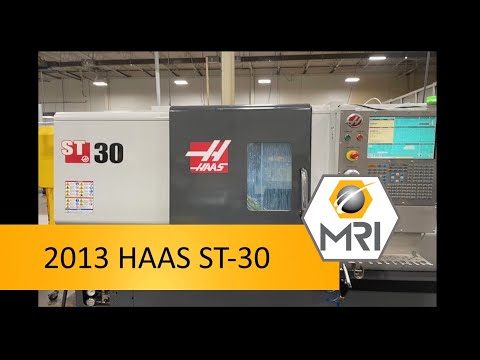 2013 HAAS ST-30 CNC Lathes (Turning Centers) | Machinery Resources International (1)
