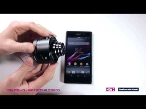 how to attach lens to xperia z1