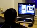 Skype-ing each other
