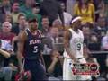 Josh Smith Chases Down Rajon Rondo for the Big Time Block