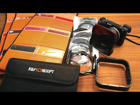 K&F concept 40 in 1 Filterset Verlaufsfilter Farbfilter ND Filter GND Filter