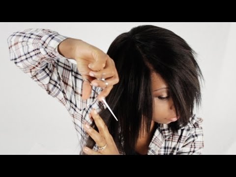 how to trim weave