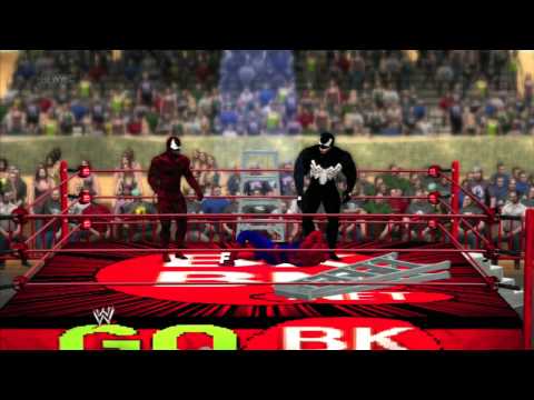 WWE 13 Maximum Carnage TLC Match! BKBN.net Big Geek Battles! Spider-man VS Venom VS Carnage!