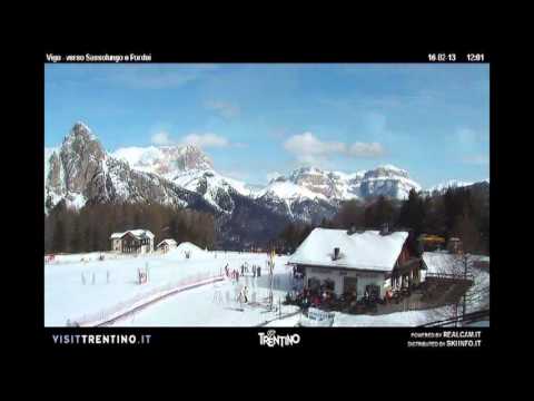 Vigo di Fassa - Timelapse - Febbraio 2013