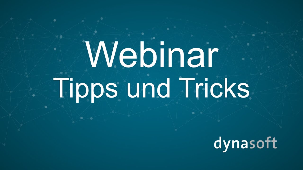 Webinar Tipps und Tricks mit tosca