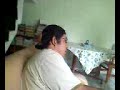 Thiag�o jogando Guitar Hero