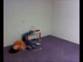 Hit with mini hockey ball