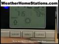 La Crosse Weather Station WT-5442 Projection Alarm Clock with Forecast