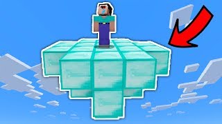 КАК ВЫЖИТЬ НУБУ НА ОСТРОВЕ ИЗ АЛМАЗОВ В МАЙНКРАФТ? ТРОЛЛИНГ В MINECRAFT ЗАЩИТА | МУЛЬТИК