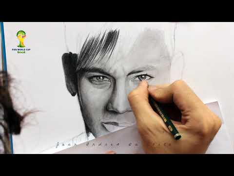 how to draw neymar