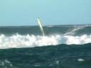 Art Szpunar in some wave sailing