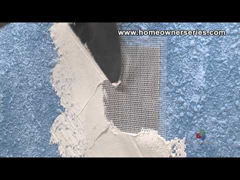 how to patch wet drywall