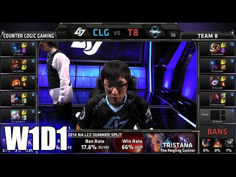 Spring - Team 8 vs CLG S5 NA LCS Spring 2015 Week 1 Day 1 | T8 vs CLG G1 W1D1 | Team 8 vs Counter Logic Gaming Game 1 W1D1 VOD 60 FPS. S5 NA LCS Spring split 2015 playlist: ...