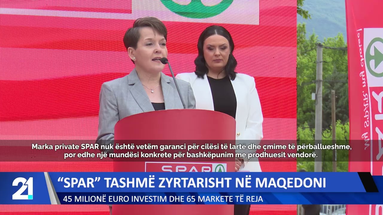 SPAR zyrtarisht në Maqedoni: Investim 45 milionë euro dhe 65 markete të reja
