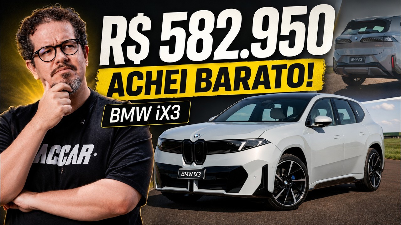 NOVO BMW iX3 2026: O ELÉTRICO COM MAIOR AUTONOMIA DO BRASIL! Vale R$ 582 Mil? Teste completo! ⚡🔋