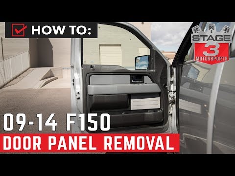 how to remove door panel on ford e-150