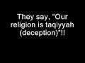 The distinguishing features of the Raafidah By Shaykh ul-Islaam Ibn TaymiyyahMinhaaj as-Sunnah an-Nabawiyyah of Shaykh ul-Islaam Ibn Taymiyyah 1/39,57,59,68,111,121 Translated by Abu `Iyaad Amjad RafiqKnow my brothers and sisters the noble Imaam Shaykh Hammaad al-Ansaaree said in Majmoo' fee tarjumah volume 2 page 699 