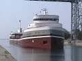 Steamer EDWARD L. RYERSON in the Welland Canal