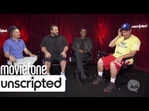 Unscripted - Subscribe to Moviefone Today: http://bit.ly/15j8XWV Watch More Unscripted Here: http://bit.ly/YAburB **** More Below **** Adam Sandler, Chris Rock, Kevin Jam...