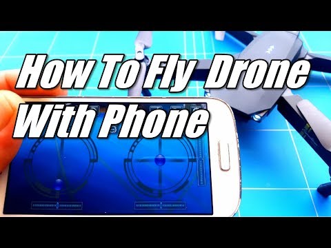 Eachine E58 Tutorial How To Fly a Drone With Your Phone Using Wifi FPV Connect To The UFO App