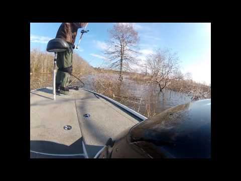 Bass fishing with a Jig