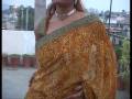 videos de Mustard Pure Georgette Saree with Blouse