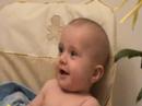 Sammon in the high chair