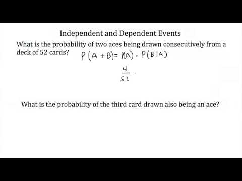 how to prove if two events are independent