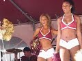 Redskins Cheerleaders Perform Outside FedEx Field