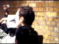 Jude Law Behind The Theatre where he plays hamlet