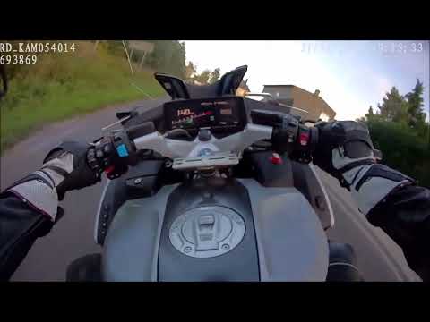 Policjant na motocyklu i pościg za nietrzeźwym motocyklistą – Słupsk