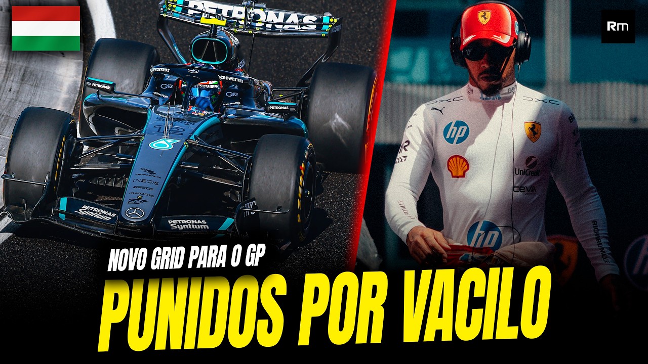 HAMILTON E KIMI PUNIDOS NO GRID / SALTO DA ASTON MARTIN / MEDO DA MERCEDES PARA O GP HUNGRIA