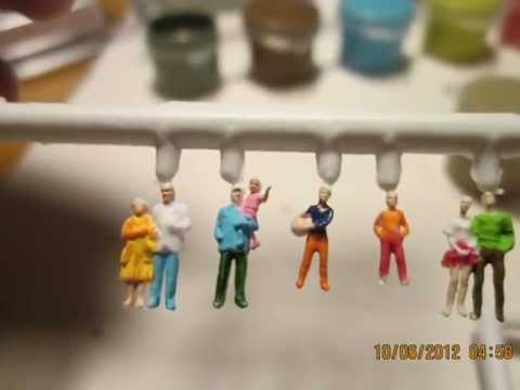 how to paint ho figures