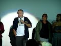 Rosemberg Cariry apresenta o seu filme no Cine Brasília.
