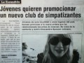 Alexz Johnson in the Newspaper - Argentina