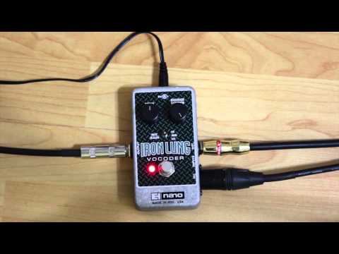 Vocoder - Hey everyone!! I'm back!!! This is my review on the Electro-Harmonix Iron Lung Vocoder pedal! It's a neat, indestructible real-time vocoder pedal. It works l...